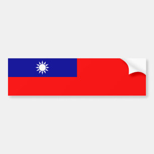 Flagge von Taiwan Autoaufkleber