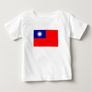 Flagge von Taiwan Baby T-shirt
