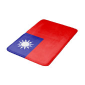 Flagge von Taiwan Badematte (Schrägansicht)