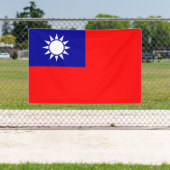 Flagge von Taiwan Banner (Insitu)