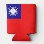 Flagge von Taiwan Dosenkühler (Rückseite)