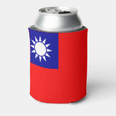 Flagge von Taiwan Dosenkühler (Kanne Rückseite)