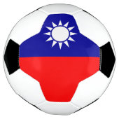 Flagge von Taiwan Fußball (Gedreht)