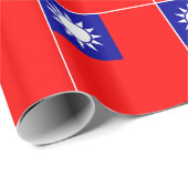 Flagge von Taiwan Geschenkpapier (Rolleneckpunkt)