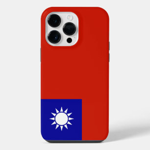 Flagge von Taiwan iPhone 14 Pro Max Hülle