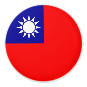 Flagge von Taiwan Keramikknauf