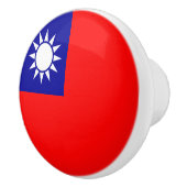 Flagge von Taiwan Keramikknauf (Rechts)