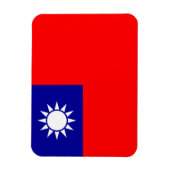Flagge von Taiwan Magnet (Vertikal)