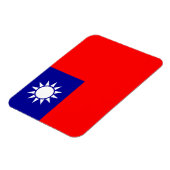 Flagge von Taiwan Magnet (Linke Seite)
