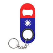 Flagge von Taiwan Mini Flaschenöffner (Vorderseite)