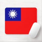 Flagge von Taiwan Mousepad (Mit Mouse)