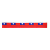 Flagge von Taiwan Satinband (Vorderseite)