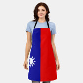 Flagge von Taiwan Schürze (Getragen)