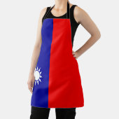 Flagge von Taiwan Schürze (InSitu)