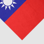 Flagge von Taiwan Seidenpapier (Ausschnitt)