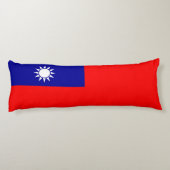 Flagge von Taiwan Seitenschläferkissen (Rückseite)