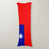 Flagge von Taiwan Seitenschläferkissen (Vorderseite Vertikal)