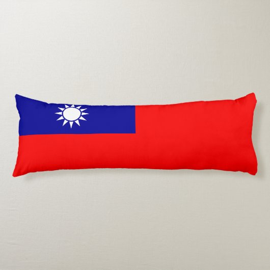 Flagge von Taiwan Seitenschläferkissen (Vorderseite)