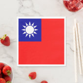 Flagge von Taiwan Serviette (Beispiel)
