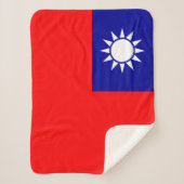 Flagge von Taiwan Sherpadecke (Vorderseite)