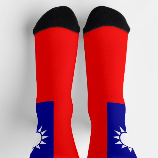 Flagge von Taiwan Socken (Oben)