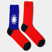 Flagge von Taiwan Socken (Rechts)