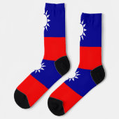 Flagge von Taiwan Socken (Linkes Detail)