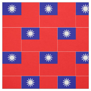Flagge von Taiwan Stoff