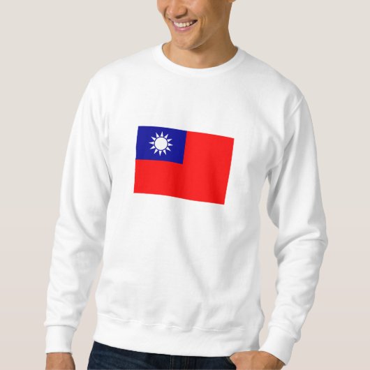 Flagge von Taiwan Sweatshirt (Vorderseite)