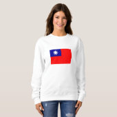 Flagge von Taiwan Sweatshirt (Vorne ganz)
