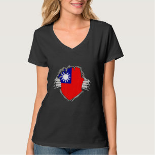 Flagge von Taiwan T-Shirt