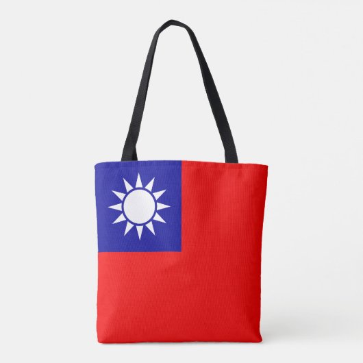 Flagge von Taiwan Tasche (Rückseite)