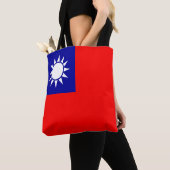 Flagge von Taiwan Tasche (Von Nahem)
