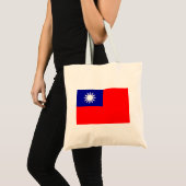Flagge von Taiwan Tragetasche (Vorderseite (Produkt))