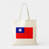 Flagge von Taiwan Tragetasche (Rückseite)