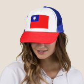 Flagge von Taiwan Truckerkappe (Beispiel)