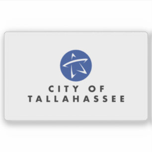 Flagge von Tallahassee, Florida, USA Aufkleber