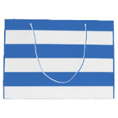 Flagge von Tallinn, Estland Große Geschenktasche Geschenktüte (Rückseite)