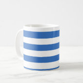 Flagge von Tallinn, Estland Tasse Kaffee (Vorderseite Links)