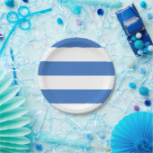 Flagge von Tallinn, Estland - Teller auf Papier (Party)