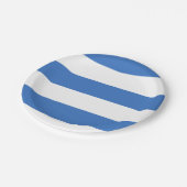 Flagge von Tallinn, Estland - Teller auf Papier (Schrägansicht)