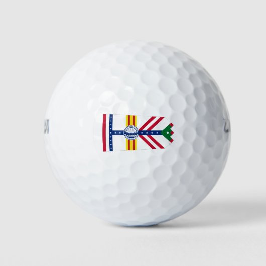 Flagge von Tampa, Florida Golf Balls Golfball (Vorderseite)