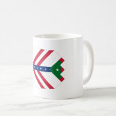 Flagge von Tampa, Florida Kaffeetasse (VorderseiteRechts)
