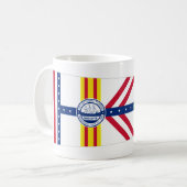 Flagge von Tampa, Florida Kaffeetasse (Vorderseite Links)