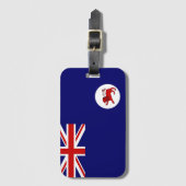 Flagge von Tasmanien Gepäckanhänger (Vorderseite Vertikal)