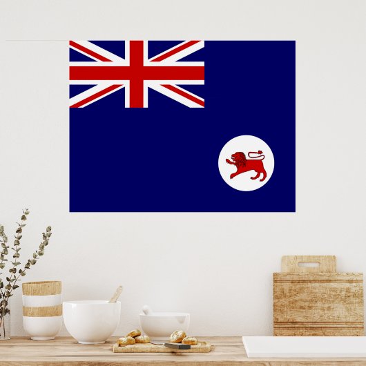 Flagge von Tasmanien Poster (Küche)
