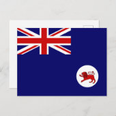 Flagge von Tasmanien Postkarte (Vorne/Hinten)