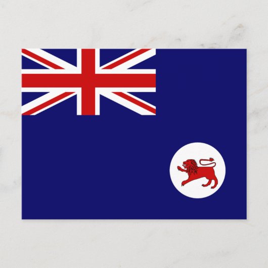 Flagge von Tasmanien Postkarte (Vorderseite)