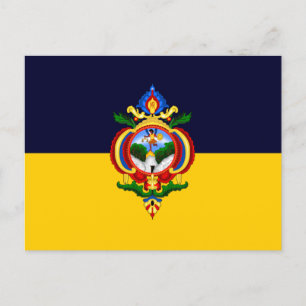 Flagge von Tegucigalpa, Honduras Postkarte