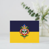 Flagge von Tegucigalpa, Honduras Postkarte (Stehend Vorderseite)